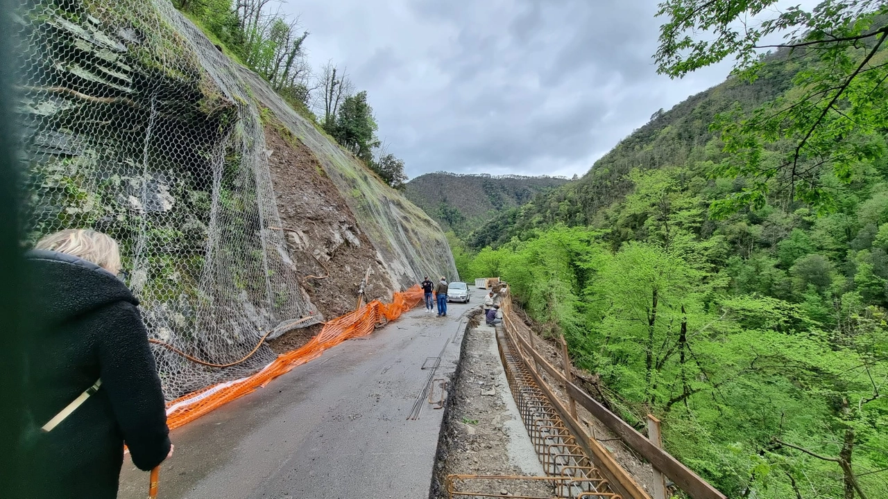 La strada Sp8 di Calice al Cornoviglio