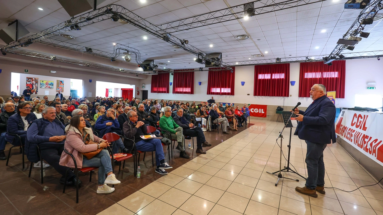 Grande partecipazione all’incontro organizzato dalla Cgil Empolese Valdelsa (Foto Gasperini/Germogli)