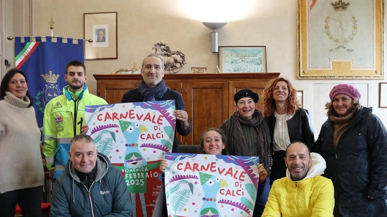 La presentazione del manifesto del Carnevale di Calci