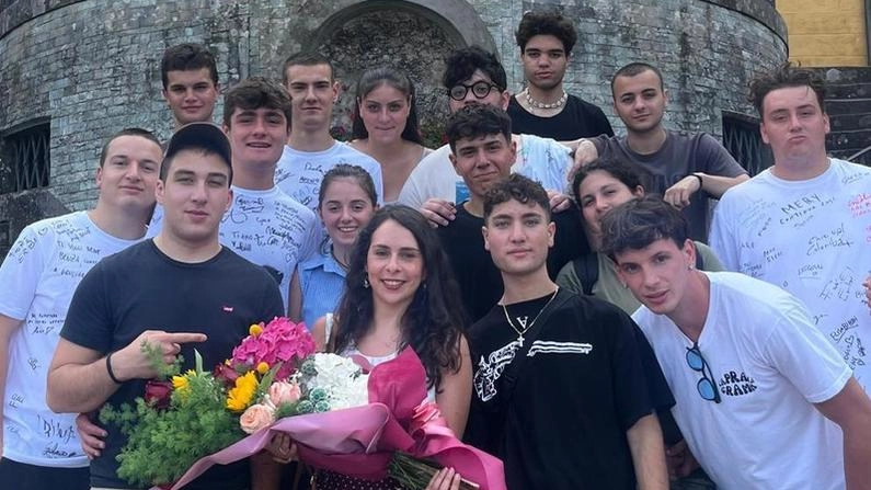 Un gruppo di studenti di una quinta dell’Istituto agrario Anzilotti di Pescia Un gruppo di studenti di una quinta dell’Istituto agrario Anzilotti di Pescia