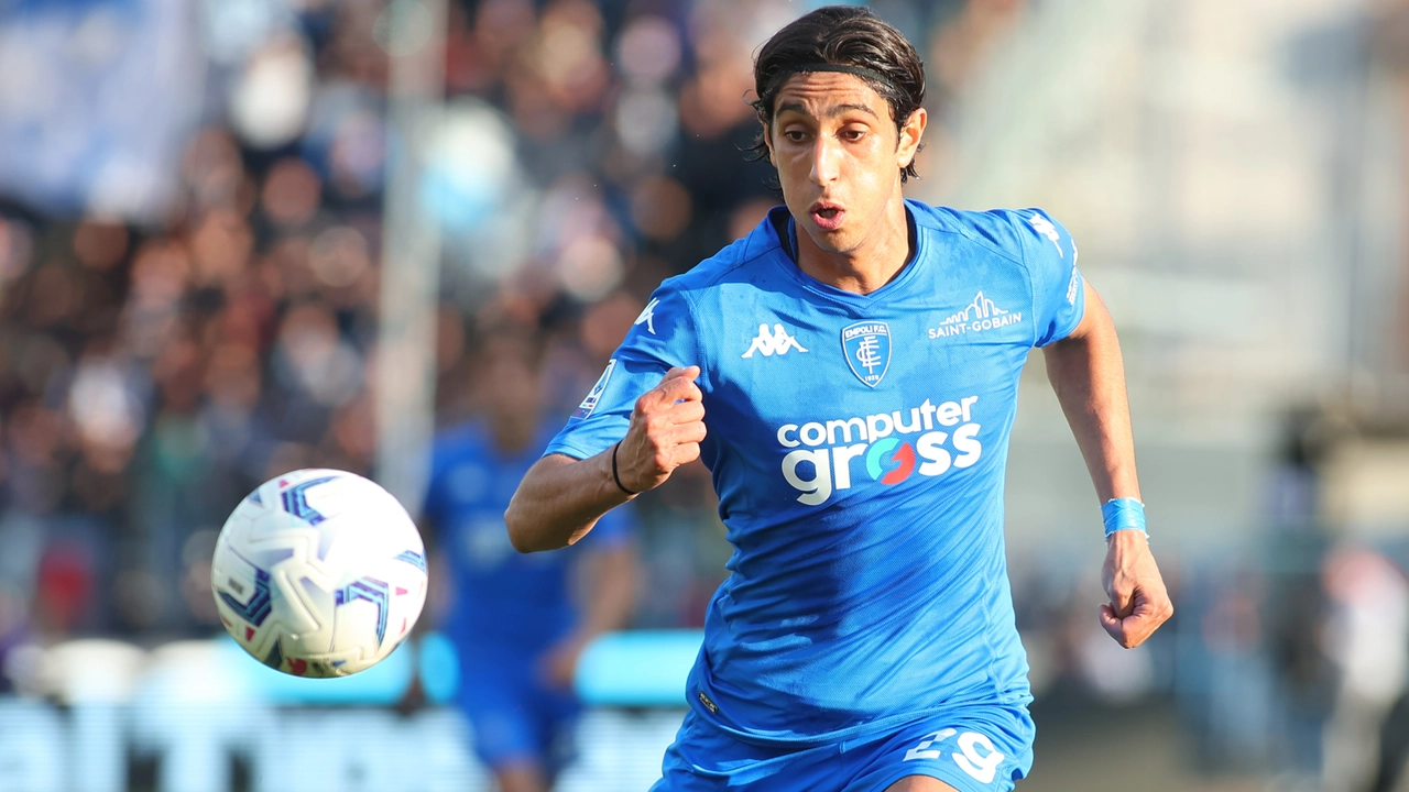 Youssef Maleh con la maglia dell'Empoli nello scorso campionato (Foto Germogli) Youssef Maleh con la maglia dell'Empoli nello scorso campionato (Foto Germogli)