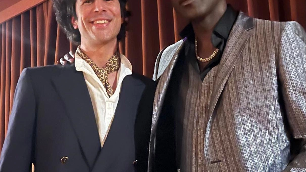 Lorenzo Ballerini, ceo. di Giab’s insieme al celebre designer londinese Ozwald Boateng al Met Gala di New York Lorenzo Ballerini, ceo. di Giab’s insieme al celebre designer londinese Ozwald Boateng al Met Gala di New York