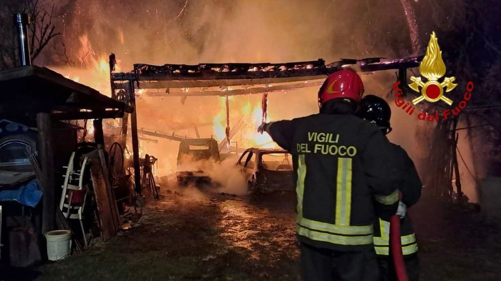 L'intervento dei vigili del fuoco