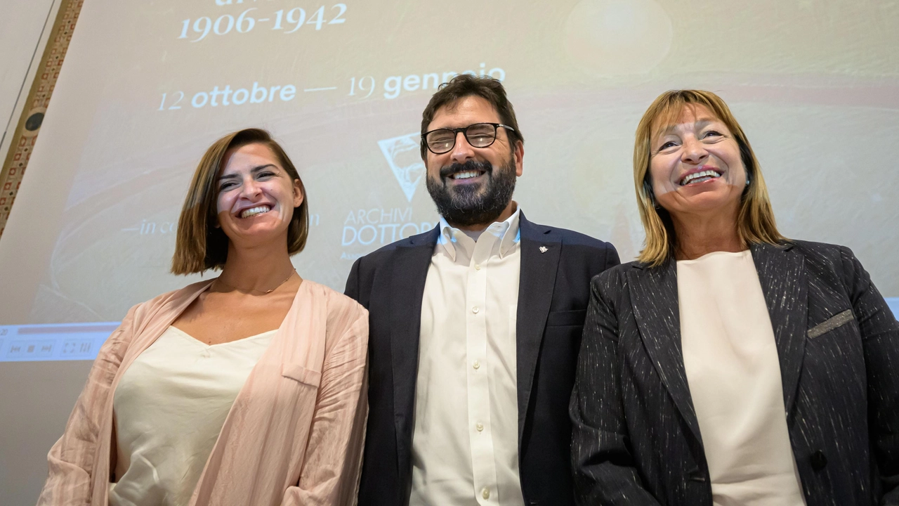 La sindaca Vittoria Ferdinandi, il direttore Costantino D’Orazio e la presidente Donatella Tesei La sindaca Vittoria Ferdinandi, il direttore Costantino D’Orazio e la presidente Donatella Tesei