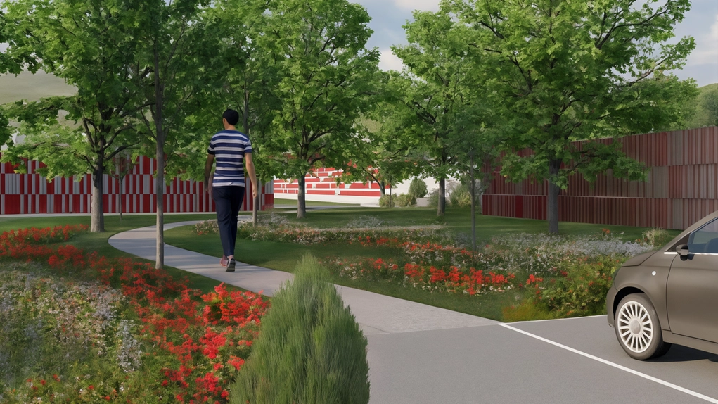 Il rendering del progetto presentato dall’. italoamericano Gregory Fancelli Il rendering del progetto presentato dall’. italoamericano Gregory Fancelli