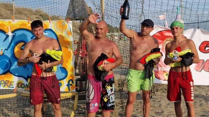Il quartetto composto da Camerota, Stellato, Biserni e Salvadori che ha vinto il primo memorial «Riccardino Radiconi» al Dlf Il quartetto composto da Camerota, Stellato, Biserni e Salvadori che ha vinto il primo memorial «Riccardino Radiconi» al Dlf