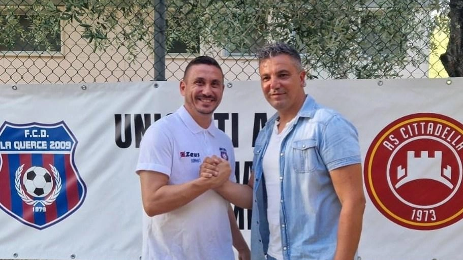 Il direttore sportivo D’Elia, de La Querce, insieme al tecnico Lorenzo Bonaiuti Il direttore sportivo D’Elia, de La Querce, insieme al tecnico Lorenzo Bonaiuti