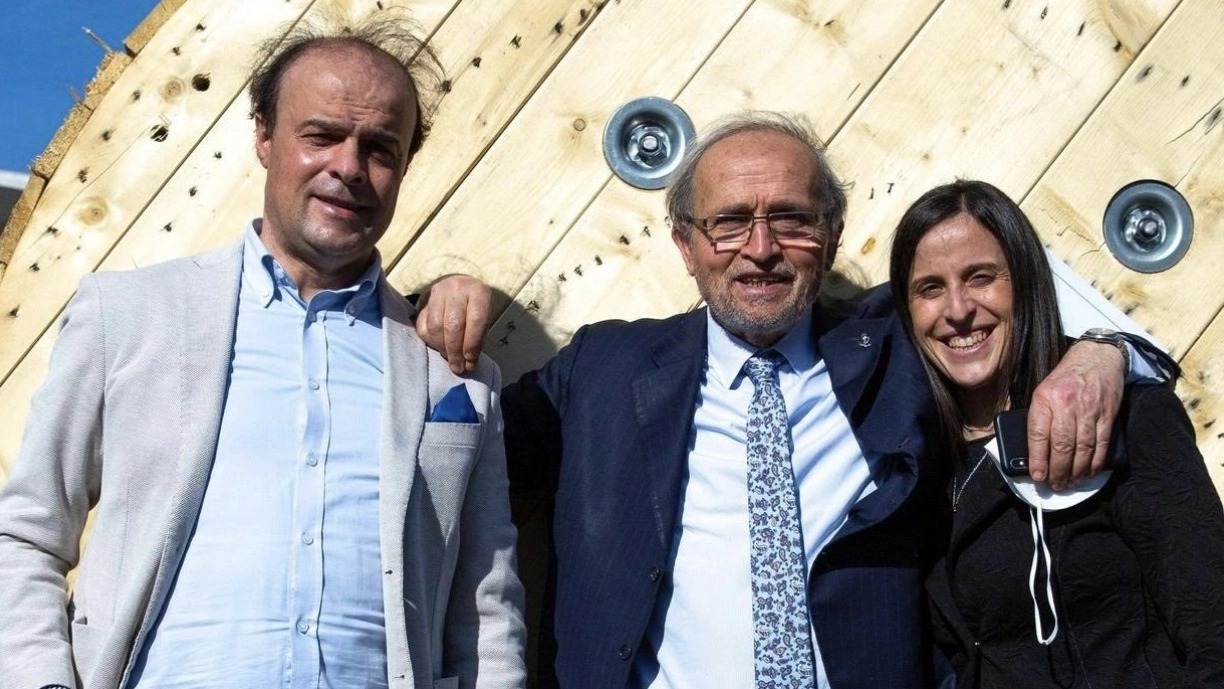 Bragagni e famiglia