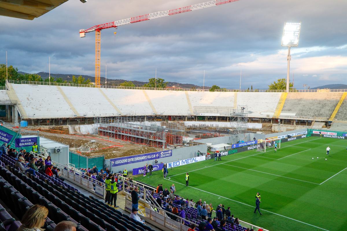 Stadio Franchi, c’è la variante: subito le coperture per Fiesole e Tribuna