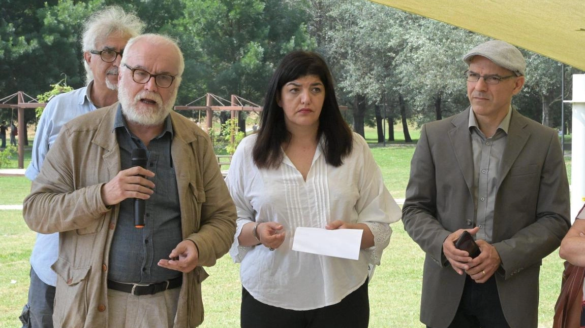 La conferenza stampa al Parco dell’Infinito (foto Alcide) La conferenza stampa al Parco dell’Infinito (foto Alcide)
