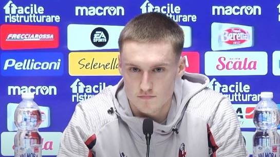 Aebischer con la maglia del Bologna