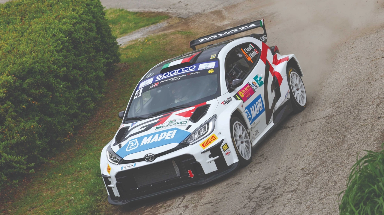 La GR Yaris Rally2 nel 2024, anno del debutto, ha vinto due gare su sette La GR Yaris Rally2 nel 2024, anno del debutto, ha vinto due gare su sette