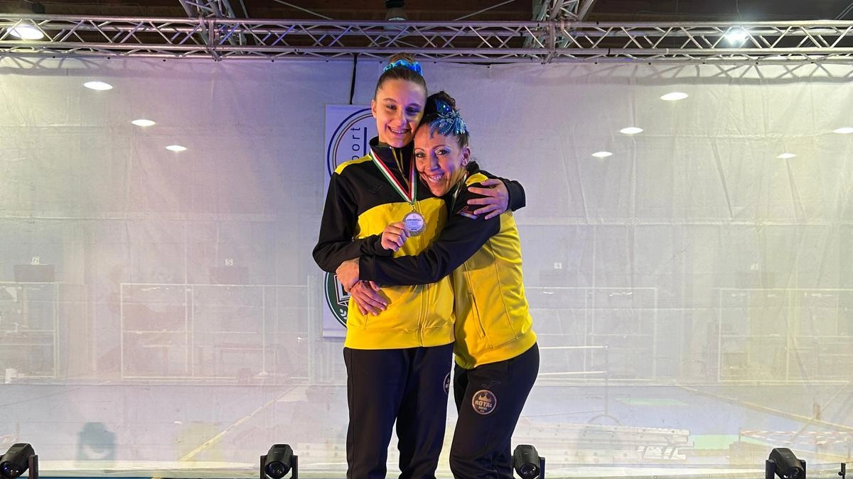 Ceccarelli con la coach Tarabella Ceccarelli con la coach Tarabella