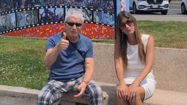 Don Backy insieme alla cantante di Pietrasanta, Caterina Ferri Don Backy insieme alla cantante di Pietrasanta, Caterina Ferri