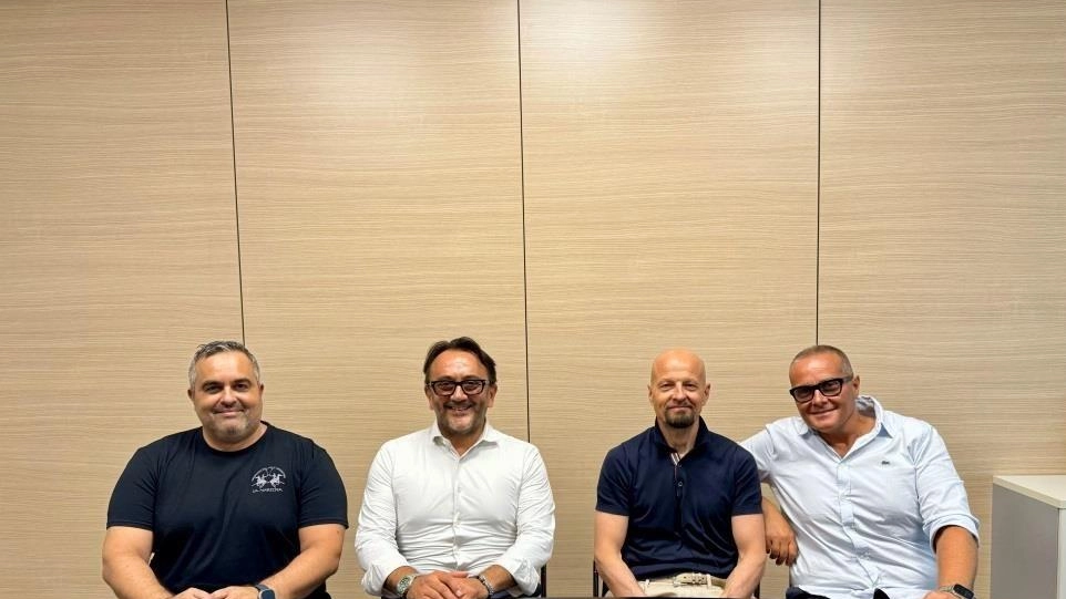 Il presidente Antonio Bartoccini e i vice Ciro Iacone e Gianluca Gargaglia annunciano l’ingresso di una nuova azienda come ‘title...