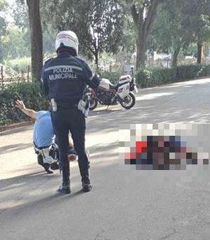 Ferito con un’accetta . Paura alle Cascine