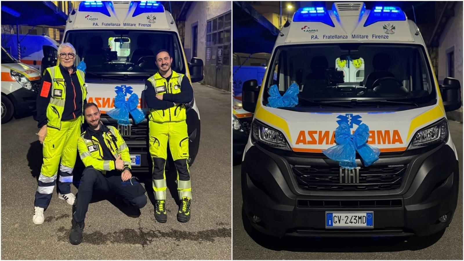 secugnano ambulanza emergenza scontra