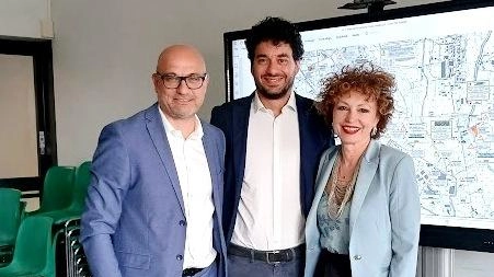 Da sinistra Simone Millozzi, Dino Cordio e Monica D’Onofrio