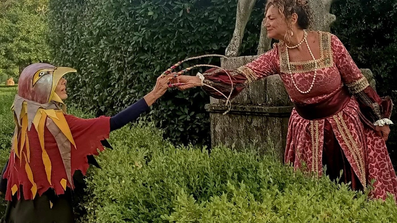 Una scena di ’Apparizioni nel Parco’, il progetto di Teatro d’Almaviva in programma oggi e domani Una scena di ’Apparizioni nel Parco’, il progetto di Teatro d’Almaviva in programma oggi e domani