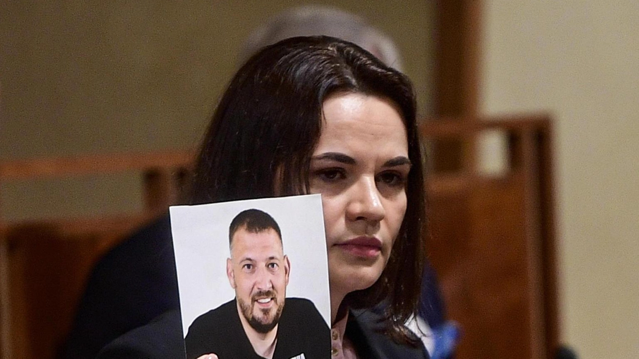 Marito dell'attuale leader di opposizione Svetlana Tikhanovskaya Marito dell'attuale leader di opposizione Svetlana Tikhanovskaya
