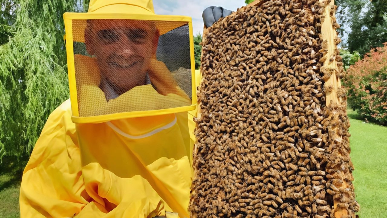 La prima puntata è andata in onda lunedì e ha fatto tappa in un apiario