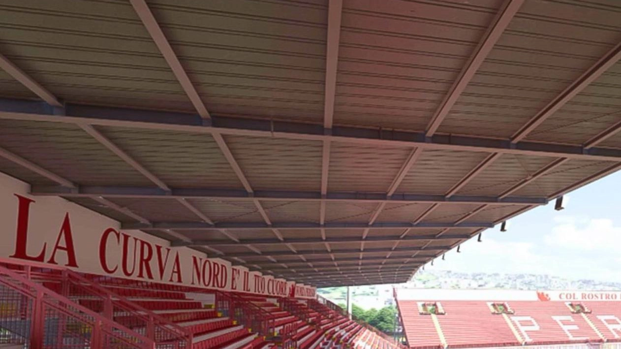 Il restyling della nuova Curva Nord prevede la copertura del settore con il rifacimento dei servizi sotto le gradinate e pannelli di ultima generazione Il restyling della nuova Curva Nord prevede la copertura del settore con il rifacimento dei servizi sotto le gradinate e pannelli di ultima generazione