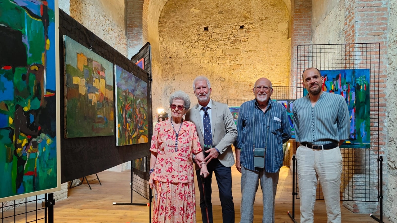 L'inaugurazione della mostra L'inaugurazione della mostra