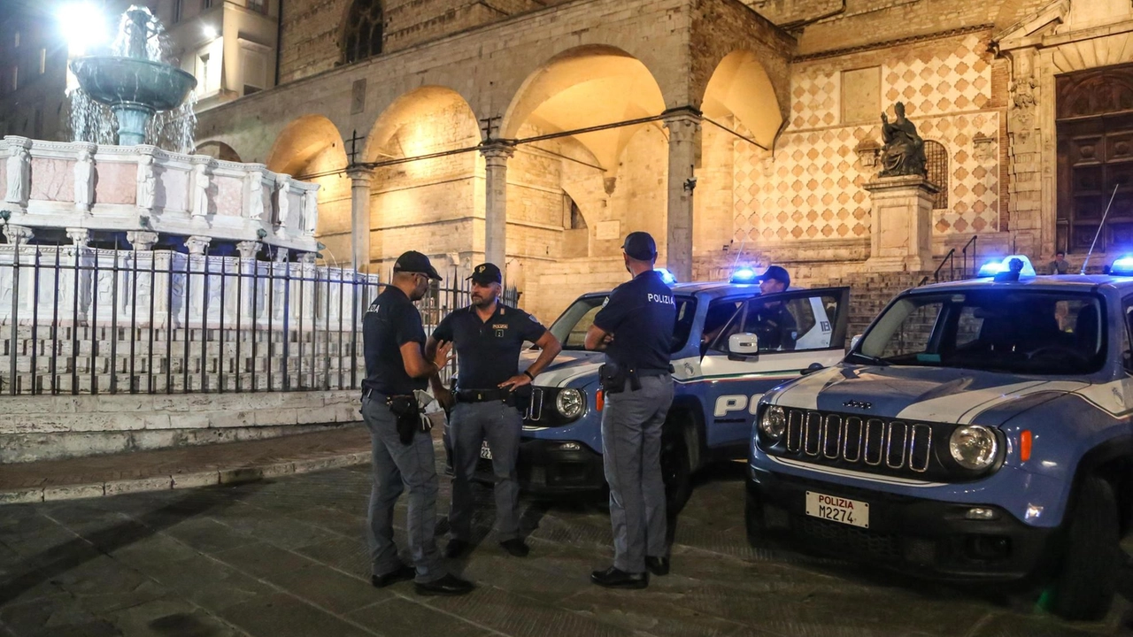 L’intervento della Polizia