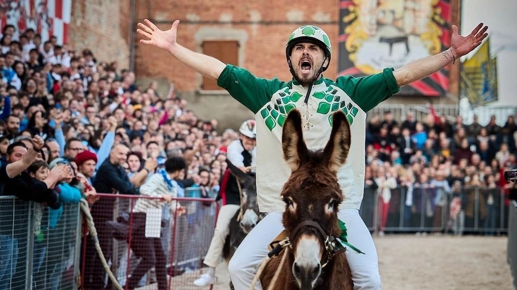 Il torritese Jonathan Guerri «Rafia» ha vinto il sessantottesimo Palio dei Somari