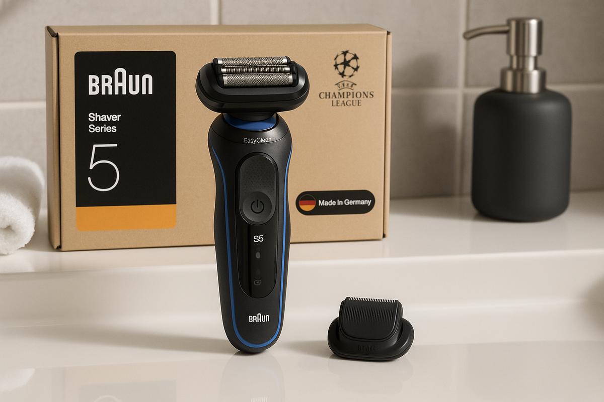 rasatura perfetta anche sotto la doccia e massimo comfort con braun serie 5 in offerta