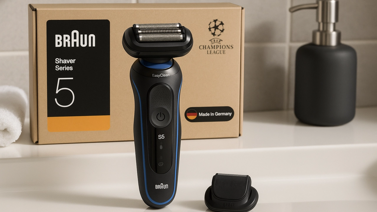 Rasoio elettrico Wet&Dry Braun Serie 5 Rasoio elettrico Wet&Dry Braun Serie 5