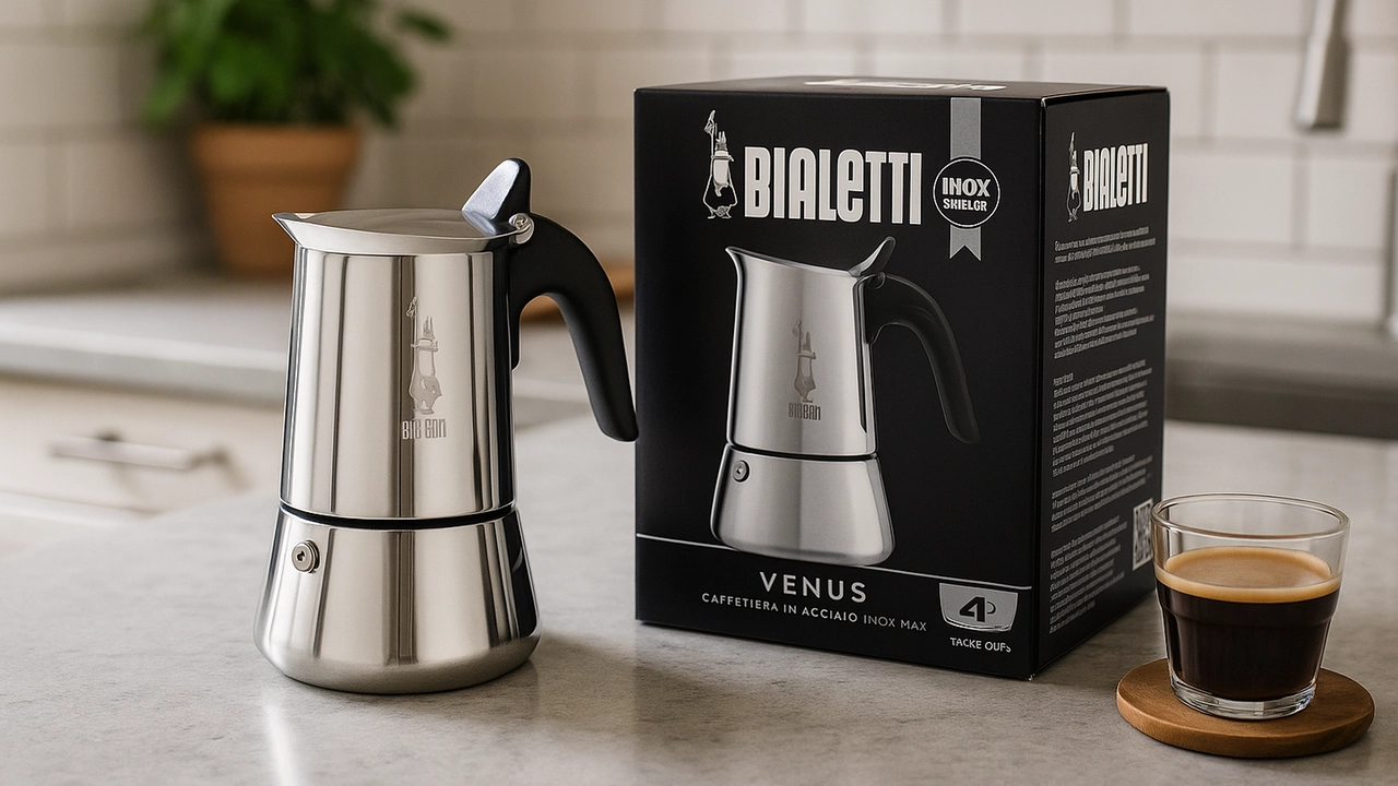 Caffettiera per piani a induzione Bialetti Venus Caffettiera per piani a induzione Bialetti Venus