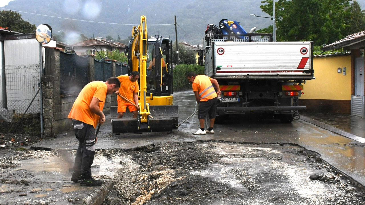 Il maltempo ha seriamente danneggiato anche le strade del territorio