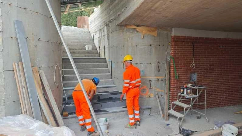 L’interno del sottopasso di piazzale Ricasoli L’interno del sottopasso di piazzale Ricasoli