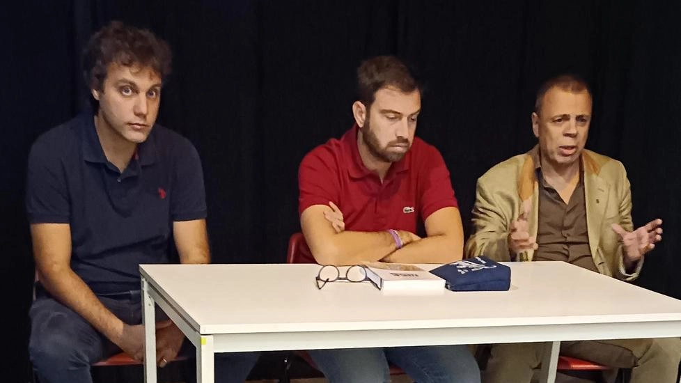 Da sin: Mazzetti, Benesperi e Solinas Da sin: Mazzetti, Benesperi e Solinas