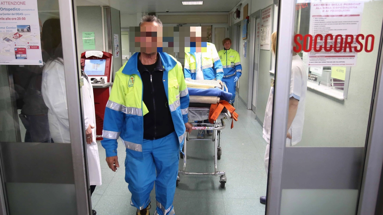 Un pronto soccorso (Foto New Press Photo)