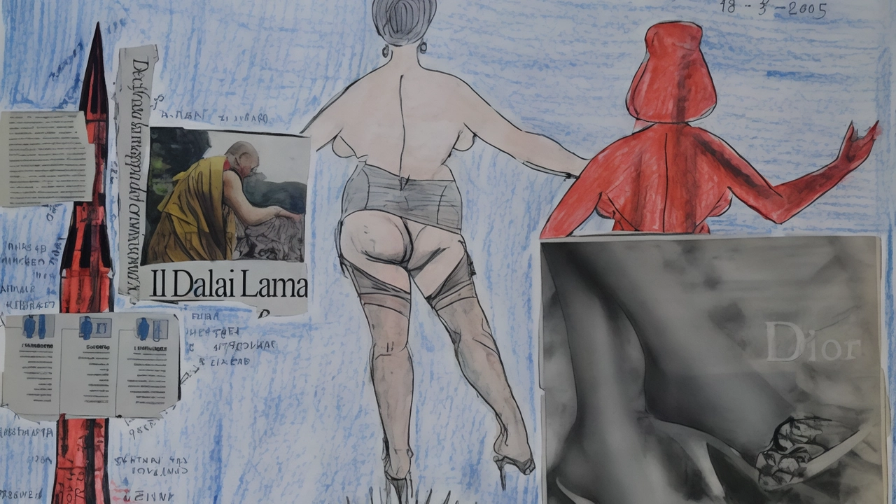 Una delle opere in mostra Una delle opere in mostra