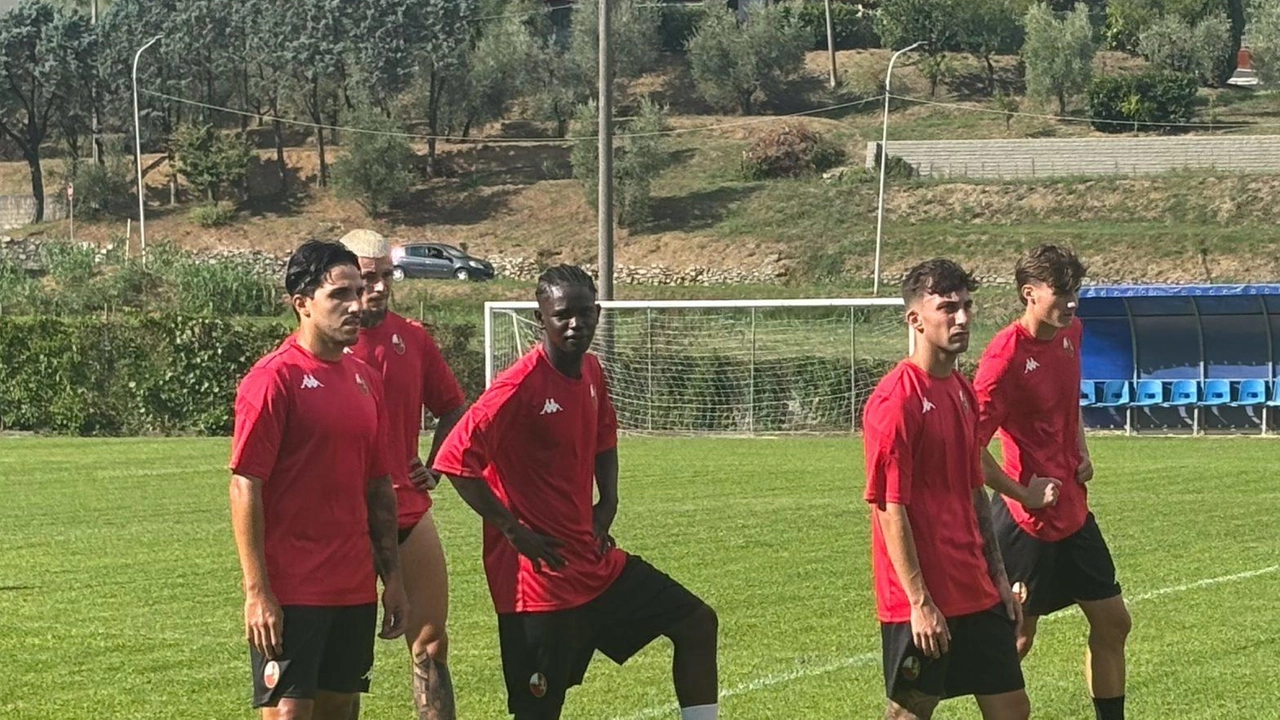 La squadra sta completando la prima fase della preparazione a Montecatini Alto
