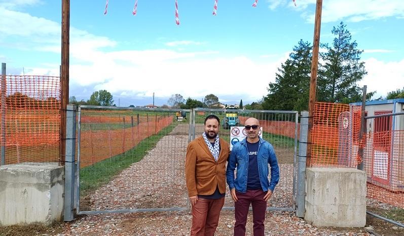 Seano avrà la cassa di espansione. Sopralluogo del sindaco al cantiere