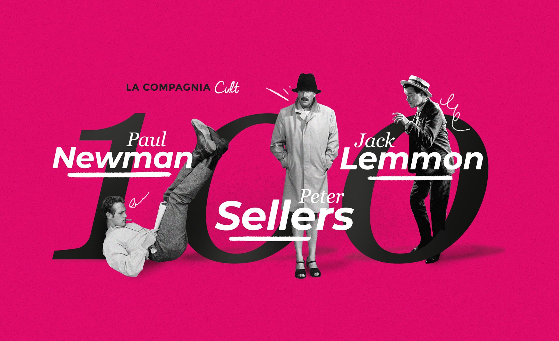 I volti di un secolo: Paul Newman, Peter Sellers e Jack Lemmon al Cinema La Compagnia I volti di un secolo: Paul Newman, Peter Sellers e Jack Lemmon al Cinema La Compagnia