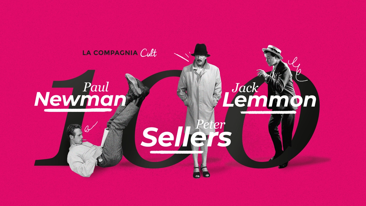 Paul Newman, Peter Sellers e Jack Lemmon al Cinema La Compagnia