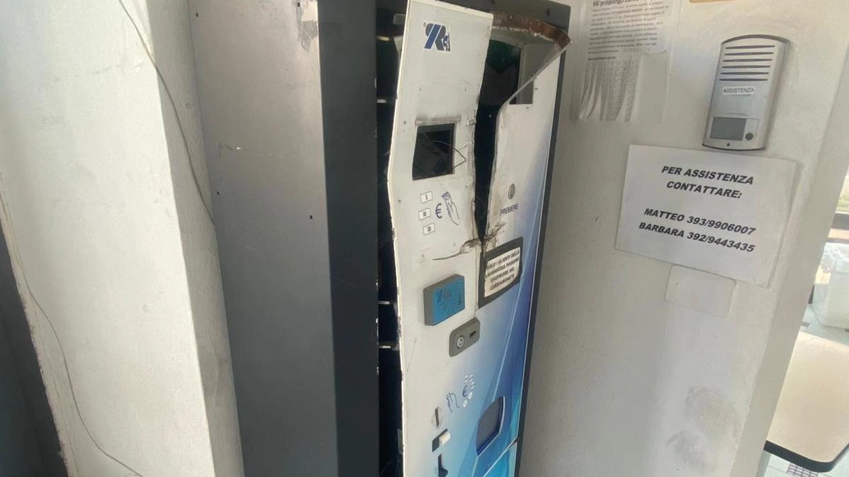 Il cambiamonete devastato Il cambiamonete devastato
