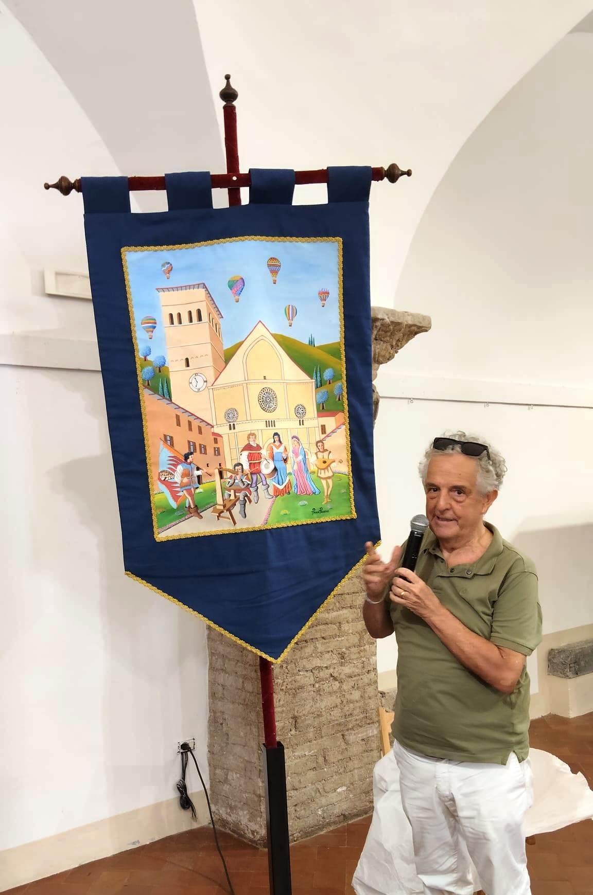 torna il palio di san rufino paolo proietti firma il drappo viaggio tra storia ed emozioni