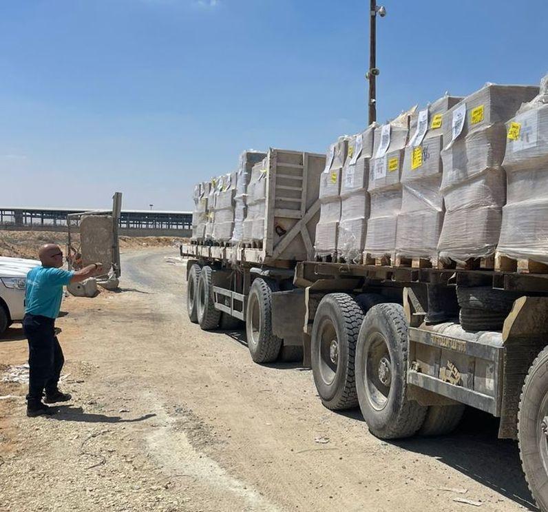 Cibo per Gaza, missione compiuta. Arrivati gli aiuti delle Misericordie