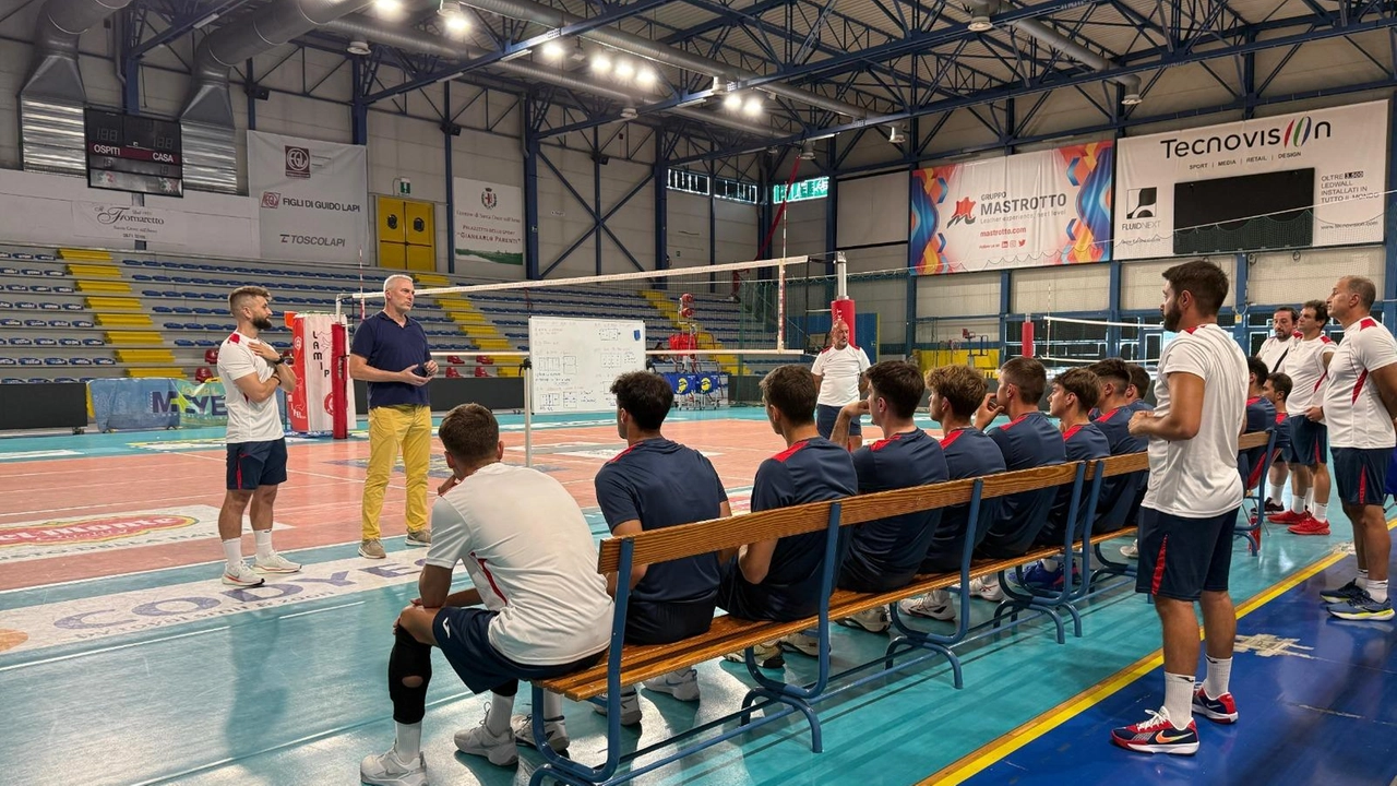 Il rientro in palestra della Codyeco Lupi