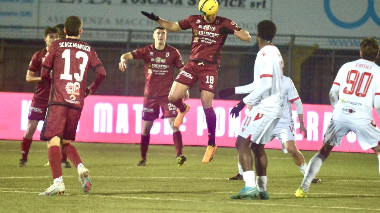 Il Pontedera allo stadio Mannucci contro il Carpi Il Pontedera allo stadio Mannucci contro il Carpi