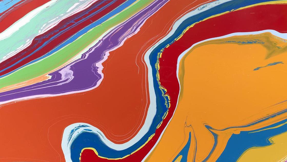 Arte contemporanea di casa a Todi: . Ian Davenport Arte contemporanea di casa a Todi: . Ian Davenport