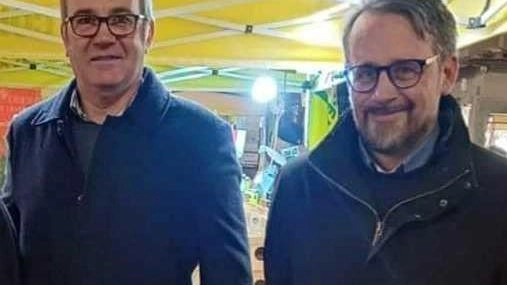 Luciano Meoni, sindaco di Cortona e Marco Casucci, vice presidente del Consiglio regionale Luciano Meoni, sindaco di Cortona e Marco Casucci, vice presidente del Consiglio regionale