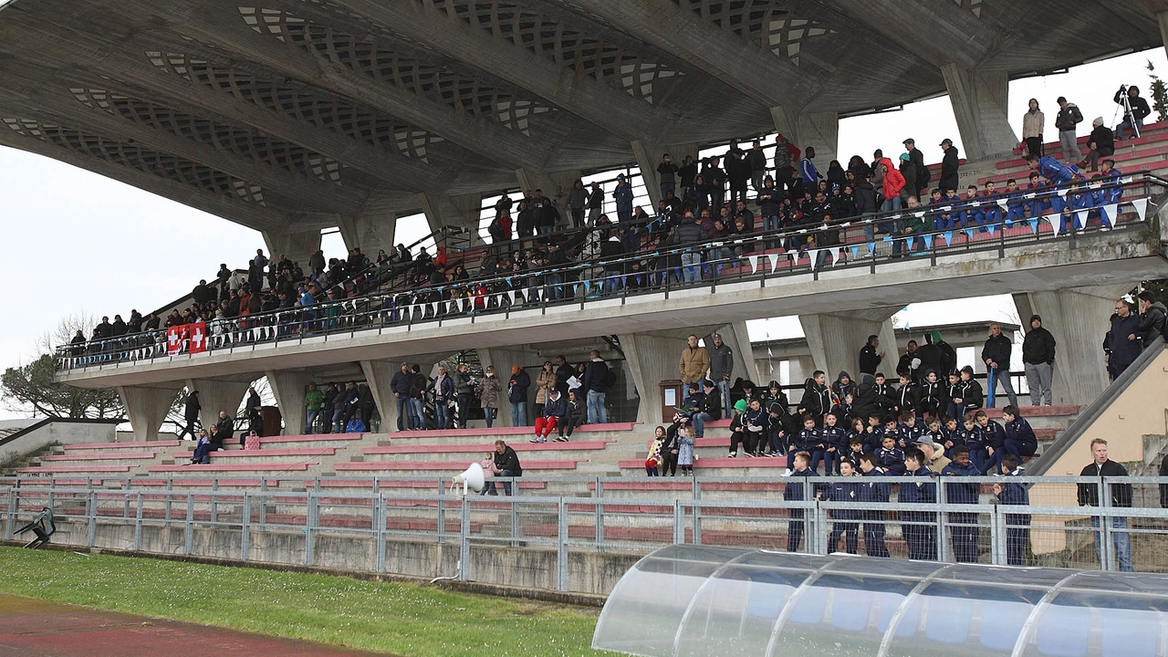 Lo stadio comunale Daniele Mariotti (foto di archivio)