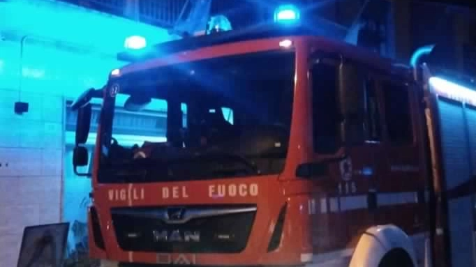 L'intervento dei vigili del fuoco L'intervento dei vigili del fuoco